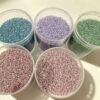 1.6mm Delica Seed Beads, Cylindrical Loose Beads with Clear Storage Tube, 15g Per Tube for Jewelry Making DIY