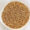 3MM G Sparkly Shinny Faceted Metal Spacer Beads | 2mm,3mm, 18K Gold & Thick Silver Plated, 100 Beads Per Pack, Sparkly Cut Beads for Jewelry Making Bracelet DIY Supplies
