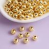 Round Metal Spacer Beads | 2mm,3mm,4mm, Silver & 18K Gold Options, 500 Beads Per Pack, Uniform Size for Jewelry Making Bracelet Necklace DIY Supplies