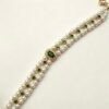 EXAMPLE 4mm Zircon Double Hole Spacer Beads, 20pcs/Pack, Copper Vacuum Plating Jewelry Making Supplies