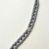 EXAMPLE1 4mm Zircon Double Hole Spacer Beads, 20pcs/Pack, Copper Vacuum Plating Jewelry Making Supplies