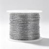 5m(190 Inches)Ultra-Thin Cross Cable Chain0.25*0.8*2mm,18K Vacuum Plated Stainless Steel DIY Jewelry Chain for Bracelet Necklace Making