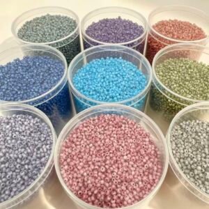 mAIN 2mm Picasso Glass Seed Beads | 10g Per Tube