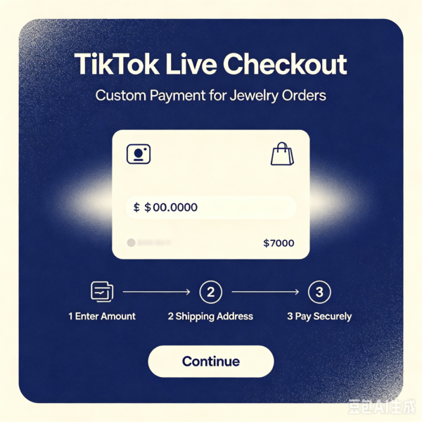 Live Stream Custom Payment | Checkout For Live Order
